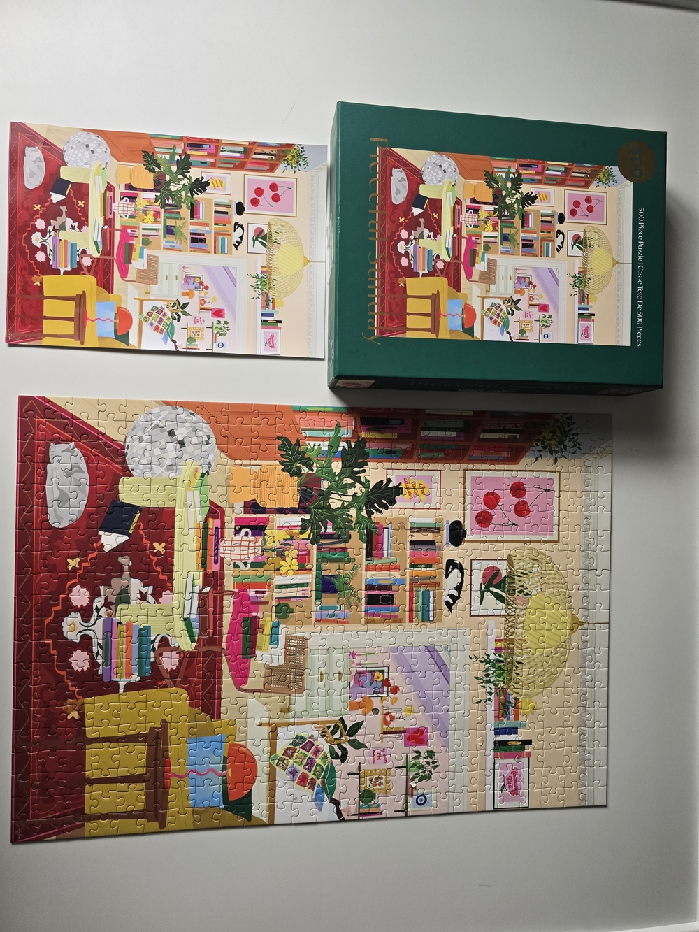 Hobbry X Indigo Pieceful Sunday 500-Piece Puzzle